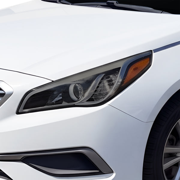 Fits Hyundai Sonata 2015-2017 Full Headlight Taillight Precut Smoked PPF Tint Kit Film Overlay  - Bogar Tech Designs