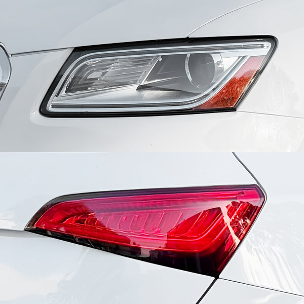 Fits Audi Q5 2013-2017 Full Headlight Taillight Precut Smoked PPF Tint Kit Film Overlay  - Bogar Tech Designs