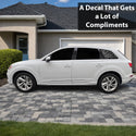 Fits Audi Q7 2017-2026 Animal Leopard Cheetah Cow Window Vinyl Decal Stickers - Bogar Tech Designs