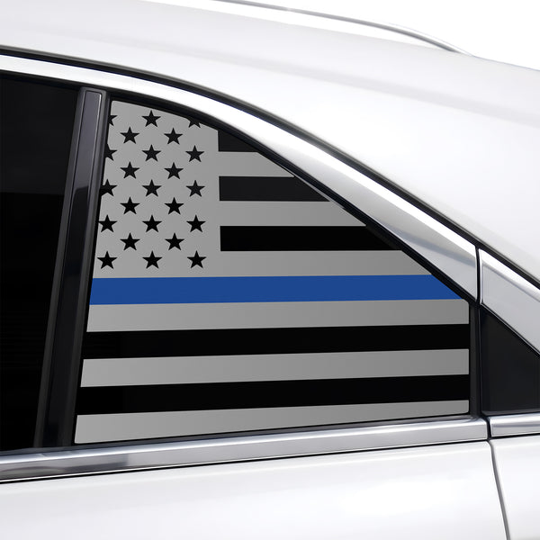 Fits Cadillac XT4 2019-2023 Quarter Window American Flag Vinyl Decal Stickers - Bogar Tech Designs