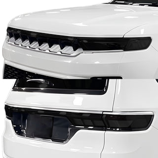 Fits Jeep Grand Wagoneer L 2026-2027 Full Headlight Taillight Precut Smoked PPF Tint Kit Film Overlay  - Bogar Tech Designs