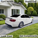 Fits BMW 3 Series 2011-2013 Full Headlight Taillight Precut Smoked PPF Tint Kit Film Overlay  - Bogar Tech Designs