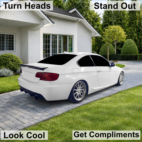 Fits BMW 3 Series 2011-2013 Full Headlight Taillight Precut Smoked PPF Tint Kit Film Overlay  - Bogar Tech Designs