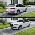 Fits Audi Q7 2020-2024 Full Headlight Taillight Precut Smoked PPF Tint Kit Film Overlay  - Bogar Tech Designs
