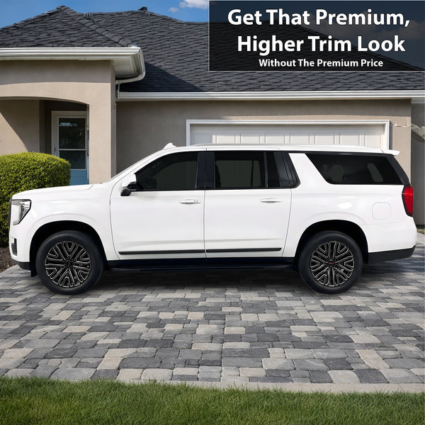 Fits GMC Yukon XL 2025-2026 Vinyl Chrome Delete Grille Blackout Decal Stickers Overlay Film - Bogar Tech Designs