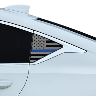Fits Cadillac CT5 2020-2026 Quarter Window American Flag Vinyl Decal Stickers - Bogar Tech Designs