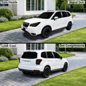 Fits Subaru Forester 2014-2018 Full Headlight Taillight Precut Smoked PPF Tint Kit Film Overlay  - Bogar Tech Designs
