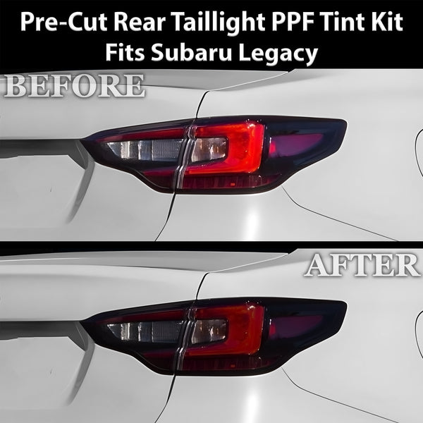 Fits Subaru Legacy 2020-2025 Full Headlight Taillight Precut Smoked PPF Tint Kit Film Overlay  - Bogar Tech Designs