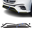 Fits Mercedes-Benz GLS 2024-2026 Vinyl Chrome Delete Grille Blackout Decal Stickers Overlay Film - Bogar Tech Designs