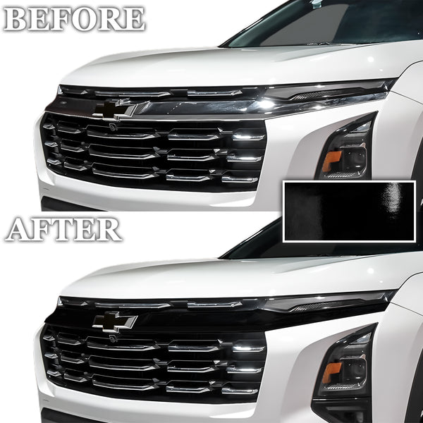 Fits Chevrolet Equinox 2025-2027 Vinyl Chrome Delete Grille Blackout Decal Stickers Overlay Film - Bogar Tech Designs