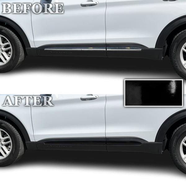 Fits Ford Explorer 2025-2026 Vinyl Chrome Delete Grille Blackout Decal Stickers Overlay Film - Bogar Tech Designs