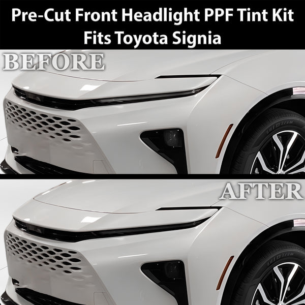 Fits Toyota Crown Signia 2025-2027 Full Headlight Taillight Precut Smoked PPF Tint Kit Film Overlay  - Bogar Tech Designs