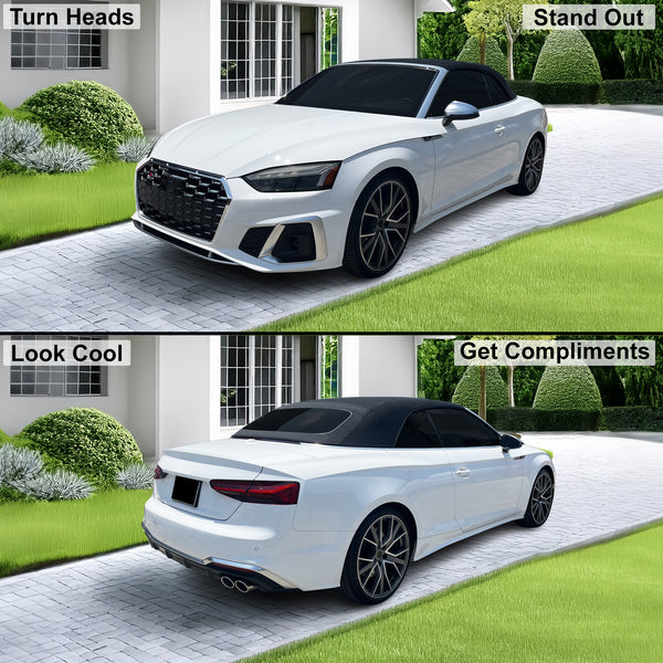 Fits Audi S5 2020-2024 Full Headlight Taillight Precut Smoked PPF Tint Kit Film Overlay  - Bogar Tech Designs