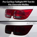Fits Chevrolet Malibu 2013-2015 Full Headlight Taillight Precut Smoked PPF Tint Kit Film Overlay  - Bogar Tech Designs