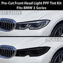 Fits BMW 3 Series 2019-2022 Full Headlight Taillight Precut Smoked PPF Tint Kit Film Overlay  - Bogar Tech Designs
