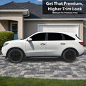 Fits Acura MDX 2014-2016 Vinyl Chrome Delete Grille Blackout Decal Stickers Overlay Film - Bogar Tech Designs