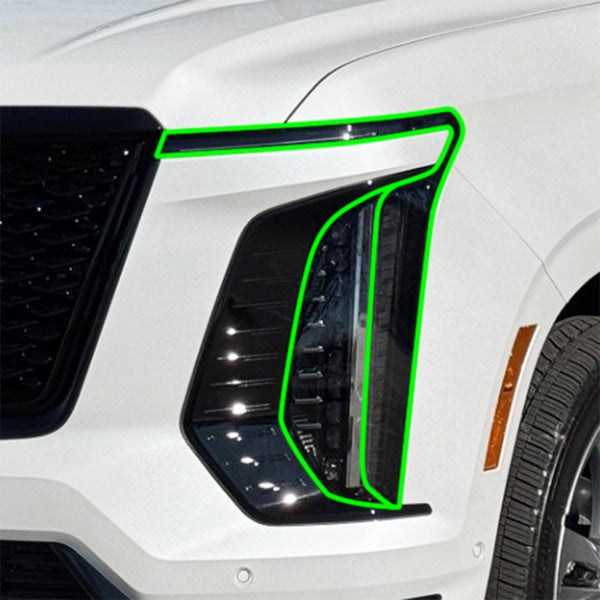 Fits Cadillac Escalade 2025-2026 Full Headlight Taillight Precut Smoked PPF Tint Kit Film Overlay  - Bogar Tech Designs