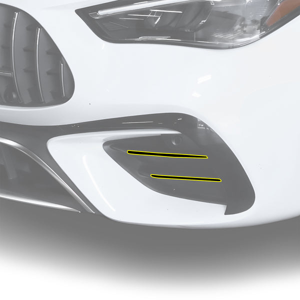 Fits Mercedes-Benz CLE 2024-2026 Vinyl Chrome Delete Grille Blackout Decal Stickers Overlay Film - Bogar Tech Designs