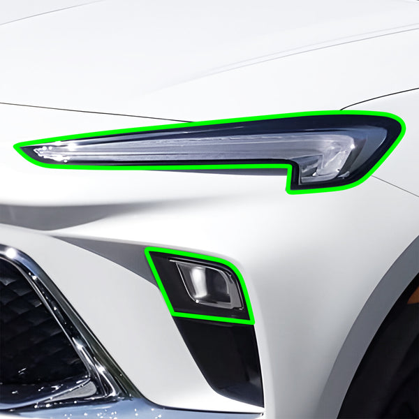 Fits Buick Encore GX 2024-2025 Full Headlight Taillight Precut Smoked PPF Tint Kit Film Overlay  - Bogar Tech Designs