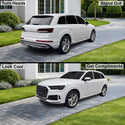 Fits Audi Q7 2020-2024 Full Headlight Taillight Precut Smoked PPF Tint Kit Film Overlay  - Bogar Tech Designs