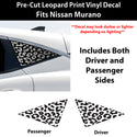 Fits Nissan Murano 2025-2026 Animal Leopard Cheetah Cow Window Vinyl Decal Stickers - Bogar Tech Designs