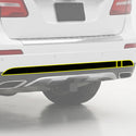 Fits Mercedes-Benz GLS 2017-2019 Vinyl Chrome Delete Grille Blackout Decal Stickers Overlay Film