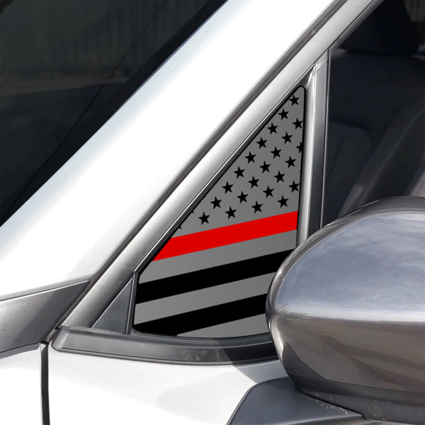 Fits Subaru Forester 2025-2027 Quarter Window American Flag Vinyl Decal Stickers - Bogar Tech Designs