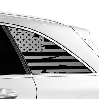 Fits Mercedes-Benz GLC-Class 2016-2022 Quarter Window American Flag Vinyl Decal Stickers - Bogar Tech Designs