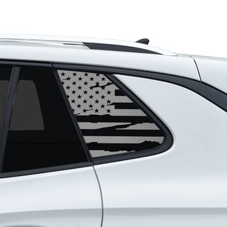 Fits Volkswagen Tiguan 2025-2027 Quarter Window American Flag Vinyl Decal Stickers - Bogar Tech Designs