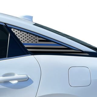 Fits Toyota Crown 2023-2026 Quarter Window American Flag Vinyl Decal Stickers - Bogar Tech Designs