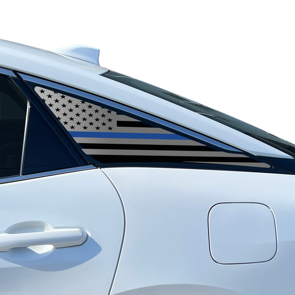 Fits Toyota Crown 2023-2026 Quarter Window American Flag Vinyl Decal Stickers - Bogar Tech Designs