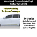 Fits Volvo XC90 2020-2025 Vinyl Chrome Delete Grille Blackout Decal Stickers Overlay Film - Bogar Tech Designs