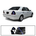Fits Mercedes-Benz C280 1994-2000 Full Headlight Taillight Precut Smoked PPF Tint Kit Film Overlay  - Bogar Tech Designs