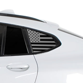 Fits BMW X4 2019-2026 Quarter Window American Flag Vinyl Decal Stickers - Bogar Tech Designs
