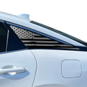 Fits Toyota Crown 2023-2026 Quarter Window American Flag Vinyl Decal Stickers - Bogar Tech Designs