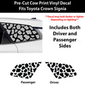 Fits Toyota Crown Signia 2025-2027 Animal Leopard Cheetah Cow Window Vinyl Decal Stickers - Bogar Tech Designs