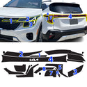 Fits Kia Seltos 2024-2025 Full Headlight Taillight Precut Smoked PPF Tint Kit Film Overlay  - Bogar Tech Designs
