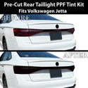 Fits Volkswagen Jetta 2025-2026 Full Headlight Taillight Precut Smoked PPF Tint Kit Film Overlay  - Bogar Tech Designs