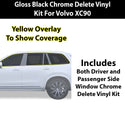 Fits Volvo XC90 2020-2025 Vinyl Chrome Delete Grille Blackout Decal Stickers Overlay Film - Bogar Tech Designs