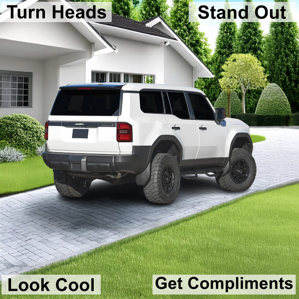 Fits Toyota Land Cruiser 2024-2026 Full Headlight Taillight Precut Smoked PPF Tint Kit Film Overlay  - Bogar Tech Designs