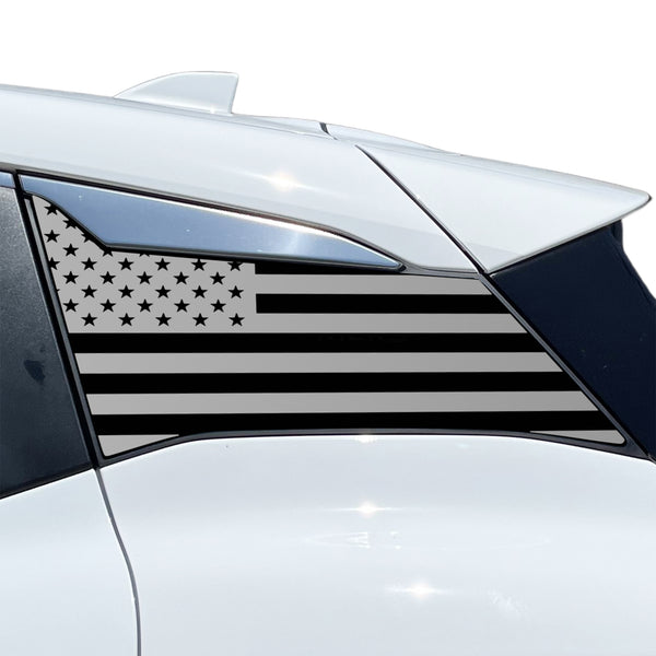 Fits Nissan Kicks 2025-2027 Quarter Window American Flag Vinyl Decal Stickers - Bogar Tech Designs