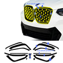 Fits BMW X4 2019-2025 Vinyl Chrome Delete Grille Blackout Decal Stickers Overlay Film - Bogar Tech Designs