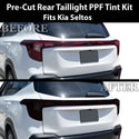 Fits Kia Seltos 2024-2025 Full Headlight Taillight Precut Smoked PPF Tint Kit Film Overlay  - Bogar Tech Designs