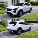 Fits Cadillac XT4 2019-2023 Full Headlight Taillight Precut Smoked PPF Tint Kit Film Overlay  - Bogar Tech Designs