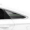 Fits Hyundai Sonata 2015-2017 Quarter Window American Flag Vinyl Decal Stickers - Bogar Tech Designs