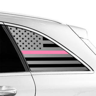 Fits Mercedes-Benz GLC-Class 2016-2022 Quarter Window American Flag Vinyl Decal Stickers - Bogar Tech Designs