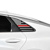 Fits Kia K5 2021-2026 Quarter Window American Flag Vinyl Decal Stickers - Bogar Tech Designs