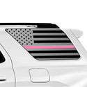 Fits Toyota 4Runner 2025-2026 Quarter Window American Flag Vinyl Decal Stickers - Bogar Tech Designs