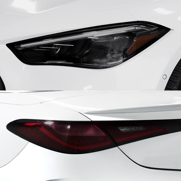 Fits Mercedes-Benz CLE 2024-2026 Full Headlight Taillight Precut Smoked PPF Tint Kit Film Overlay  - Bogar Tech Designs