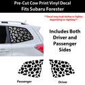 Fits Subaru Forester 2014-2018 Animal Leopard Cheetah Cow Window Vinyl Decal Stickers - Bogar Tech Designs